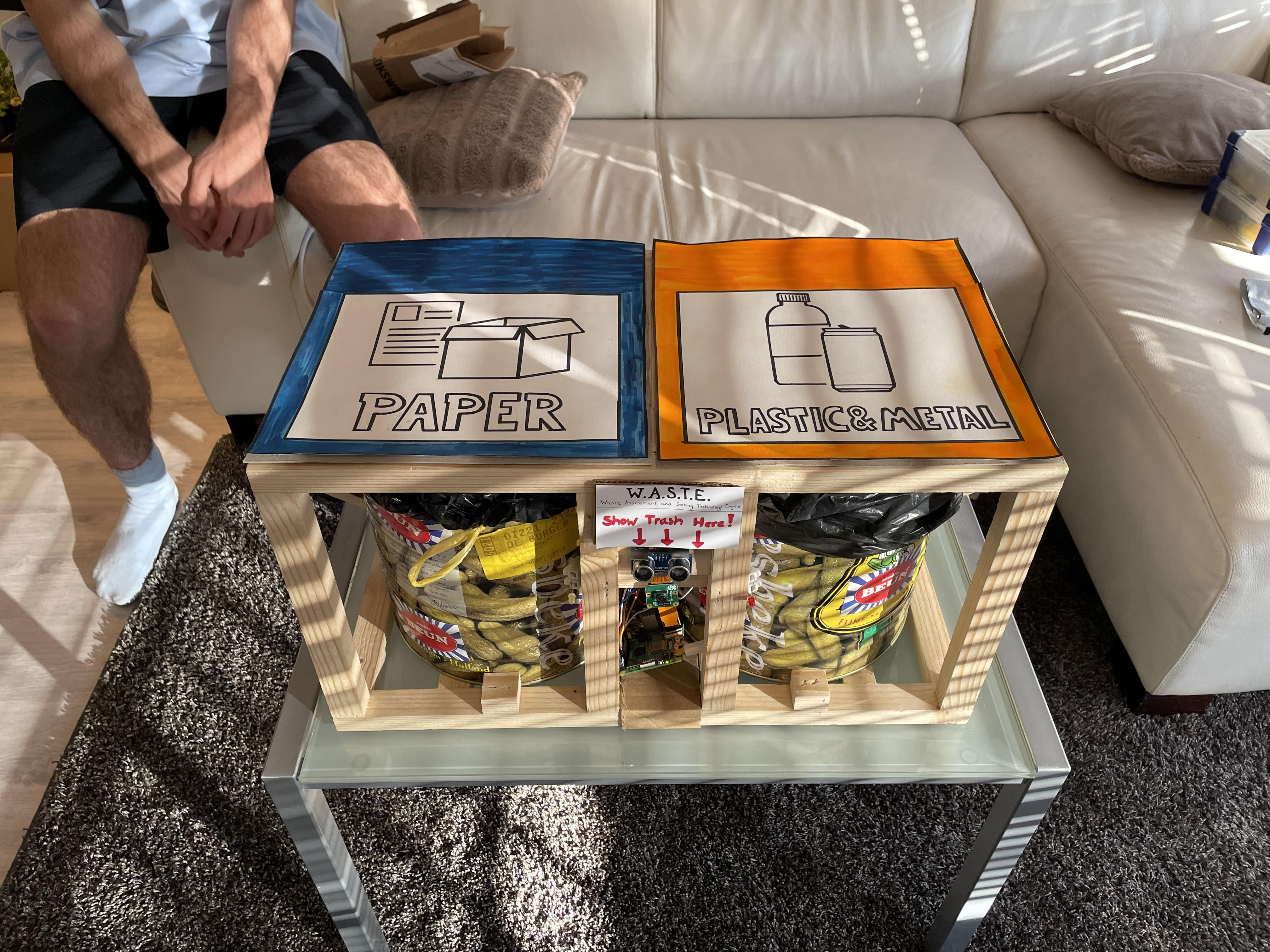 W.A.S.T.E. prototype mockup